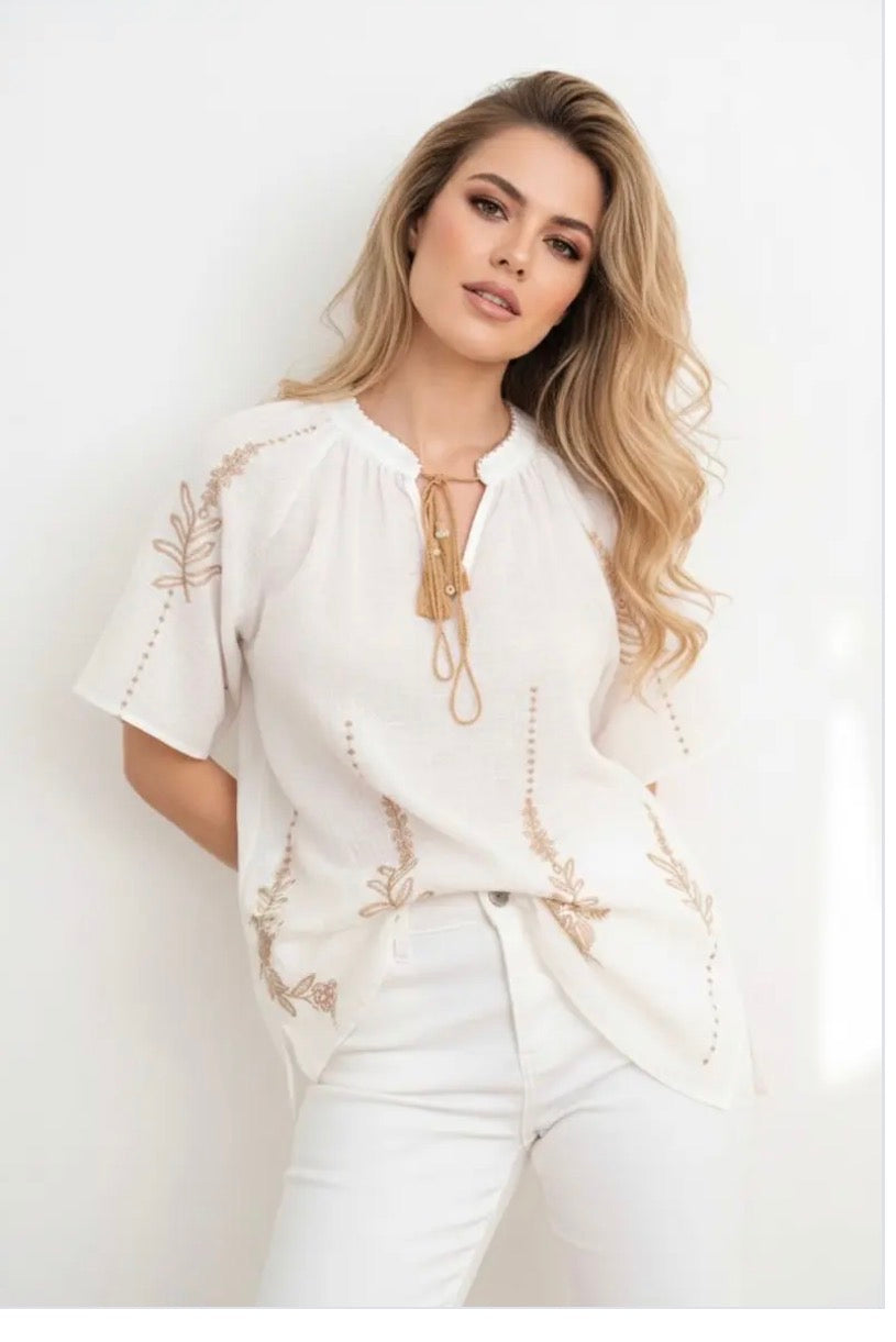 Blus bomull