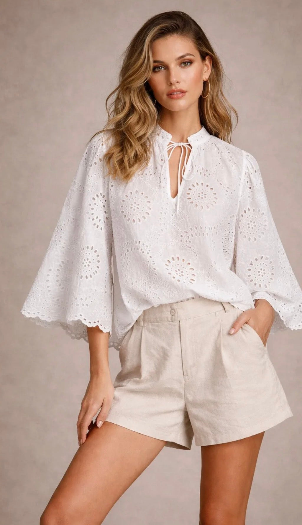 Blus bomull