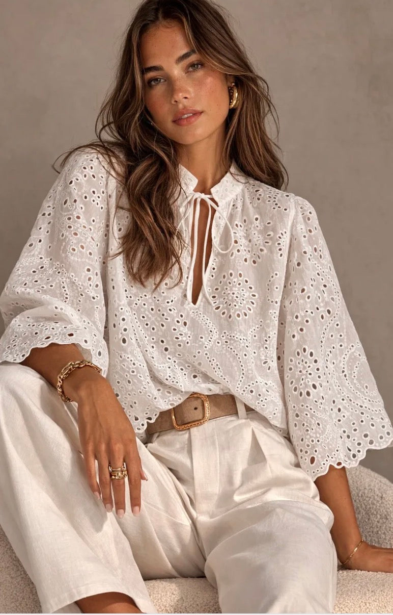 Blus bomull