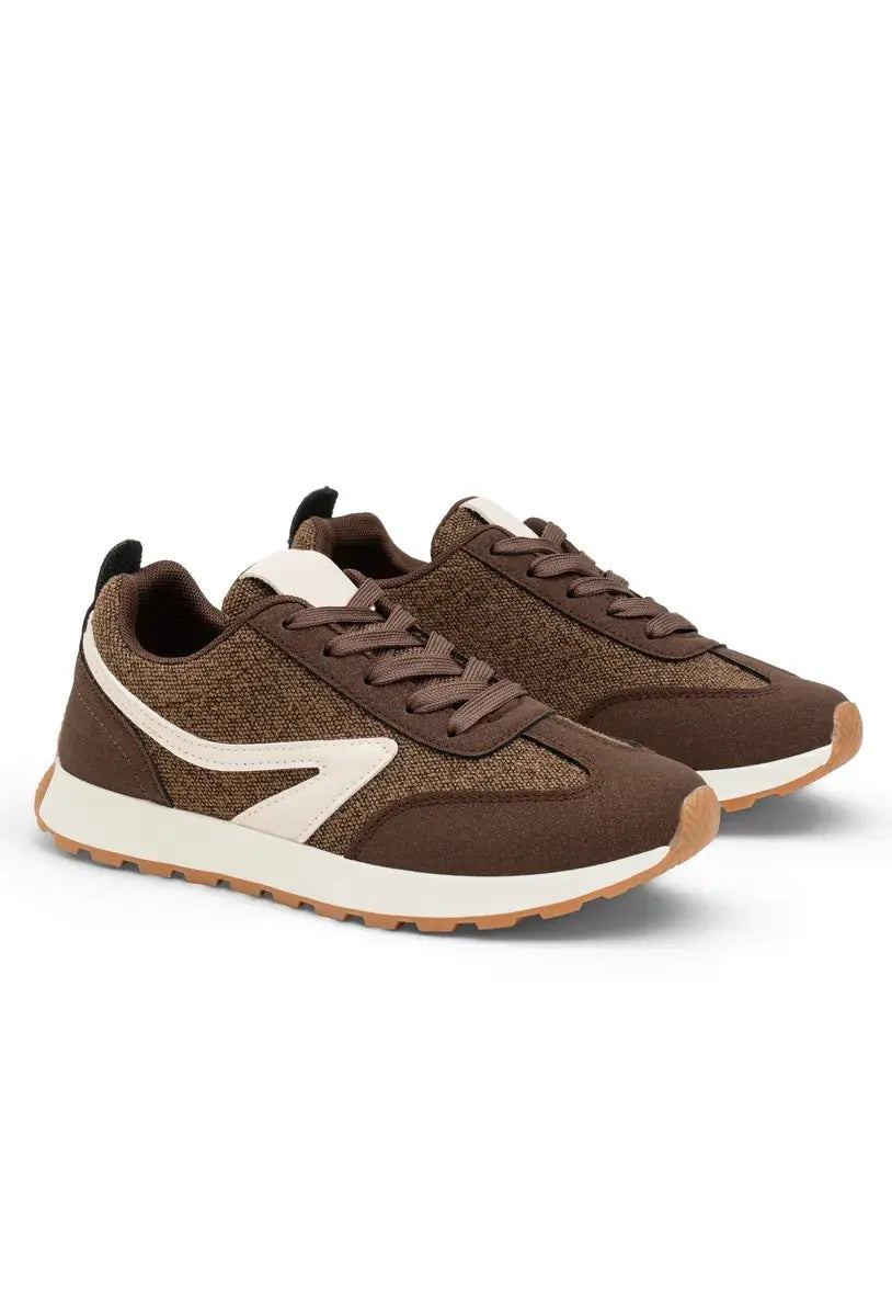 Women's sneakers 1148: BROWN / 36-41 (123321)